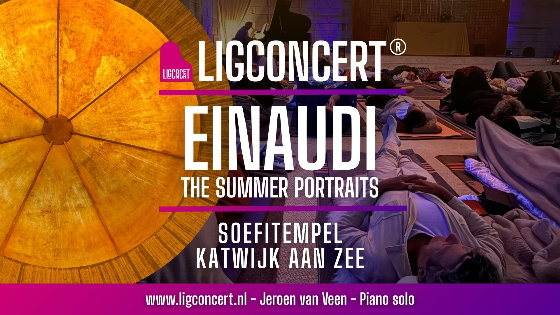 Soefitempel Ligconcert einaudi summer portraits